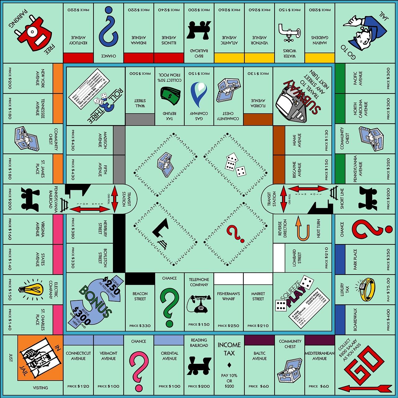 monopoly game board game free photo