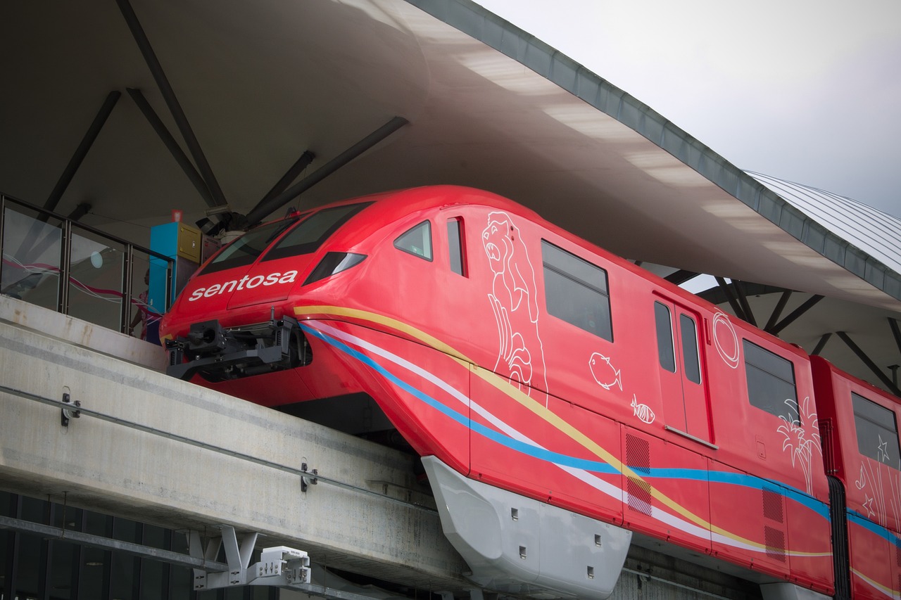 monorail singapore rail free photo