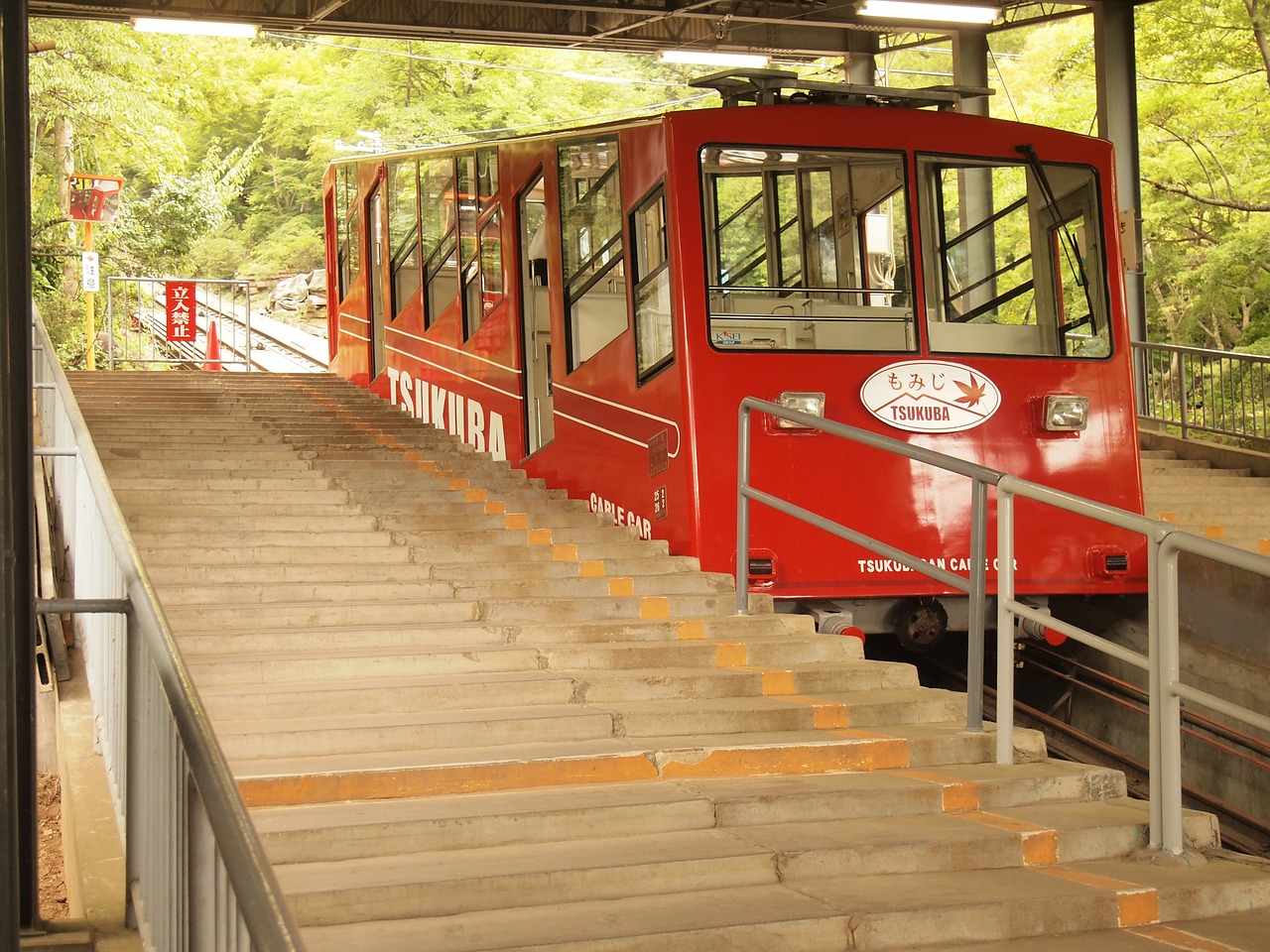 monorail mountain path mountain climbing free photo