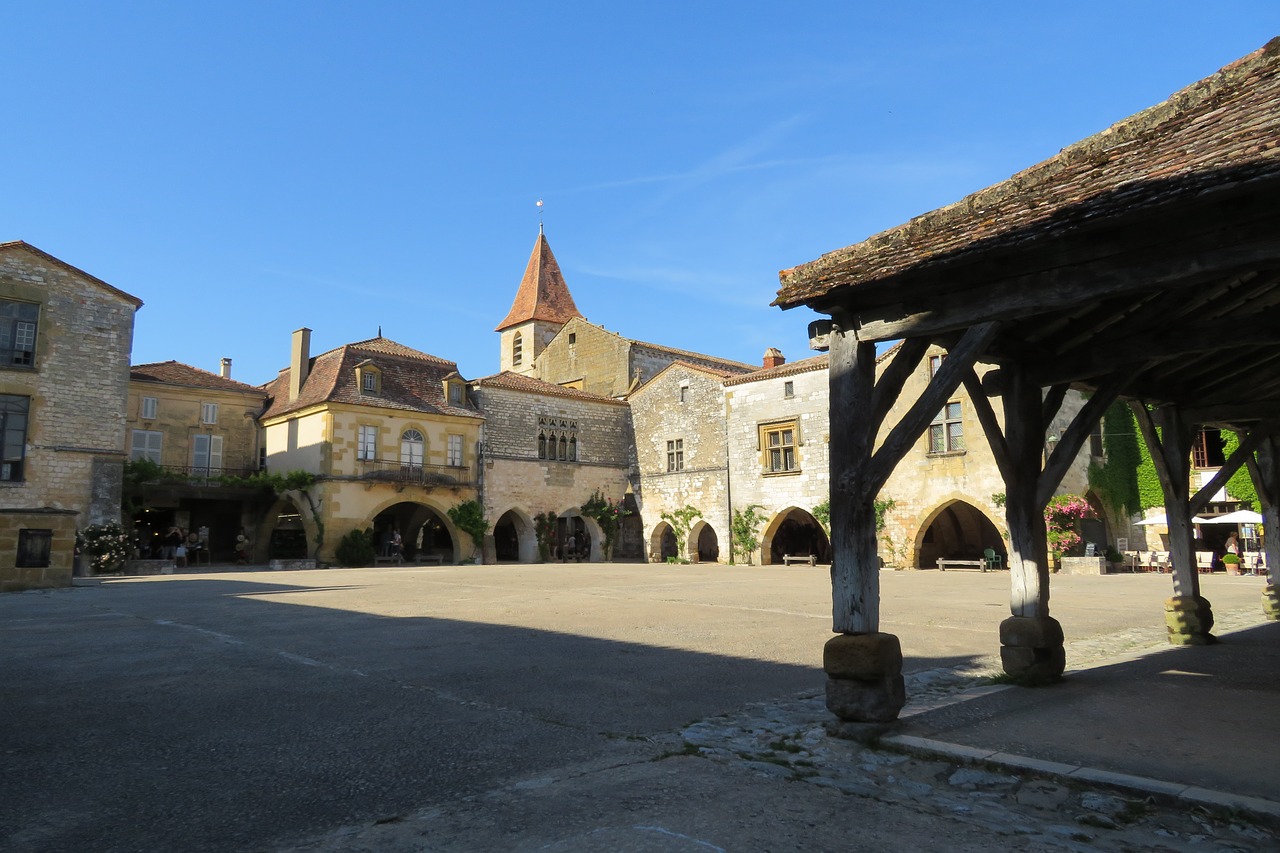 monpazier village french free photo