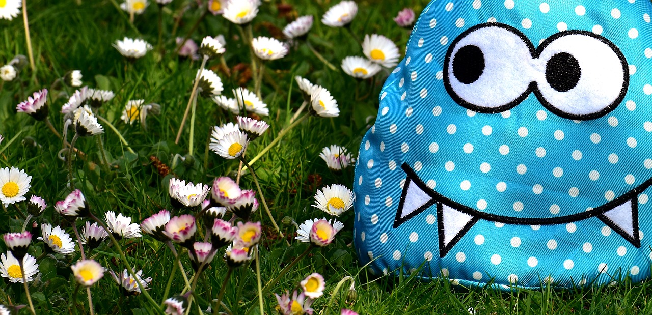 monster fabric meadow free photo