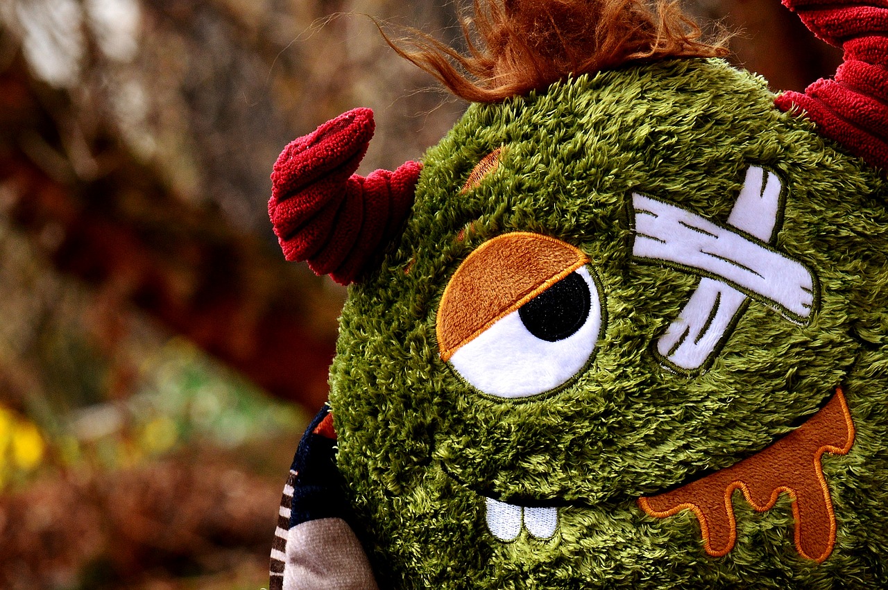 monster stuffed animal funny free photo