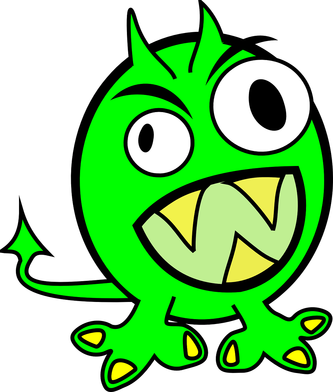 Download Free Photo Of Monster Alien Green Lime Scary From Needpix Com