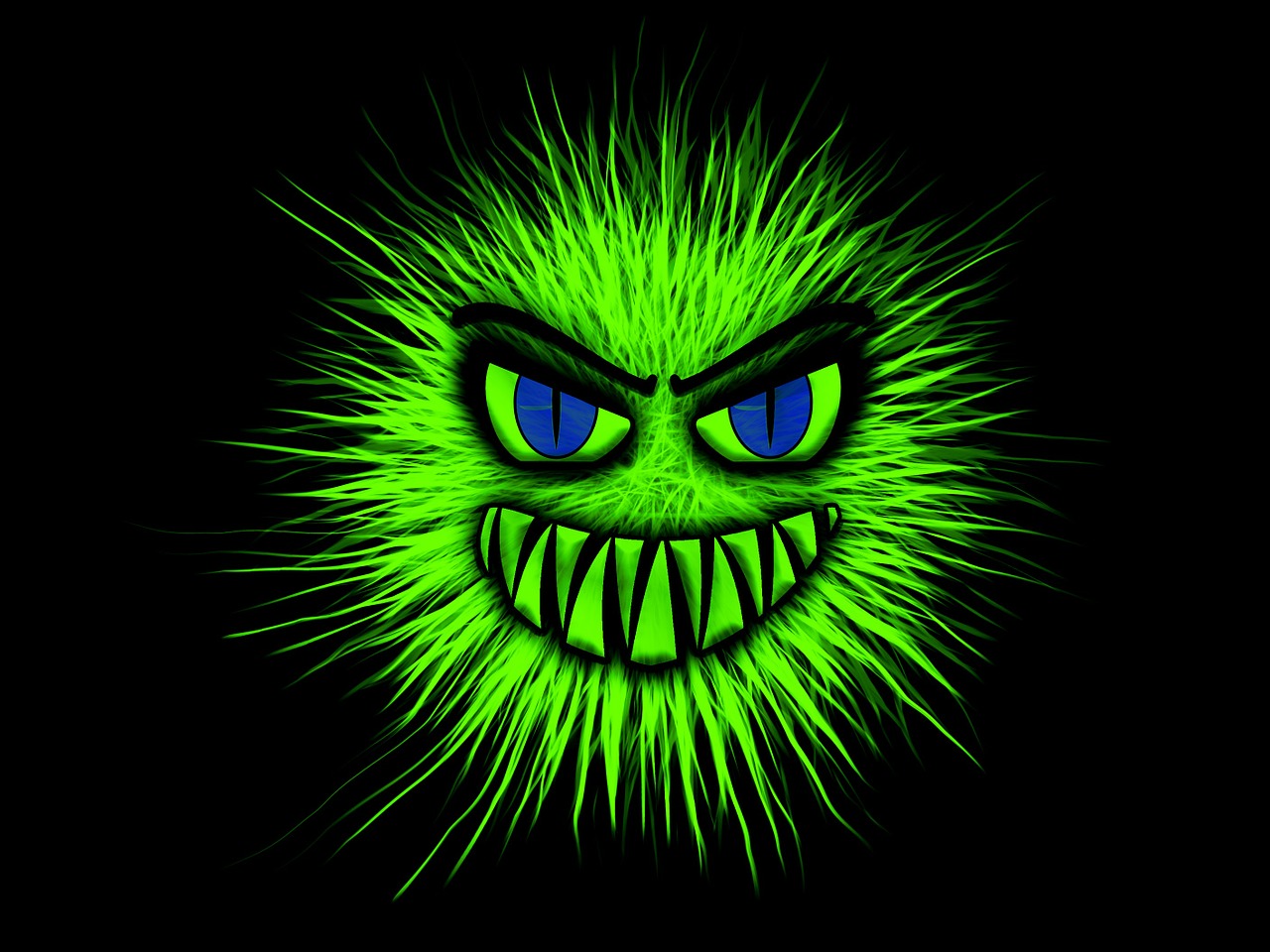 monster green evil free photo