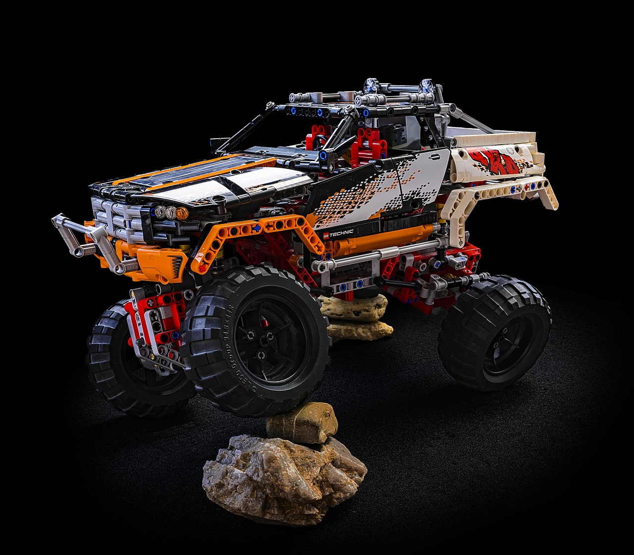 monster truck lego technic technic free photo