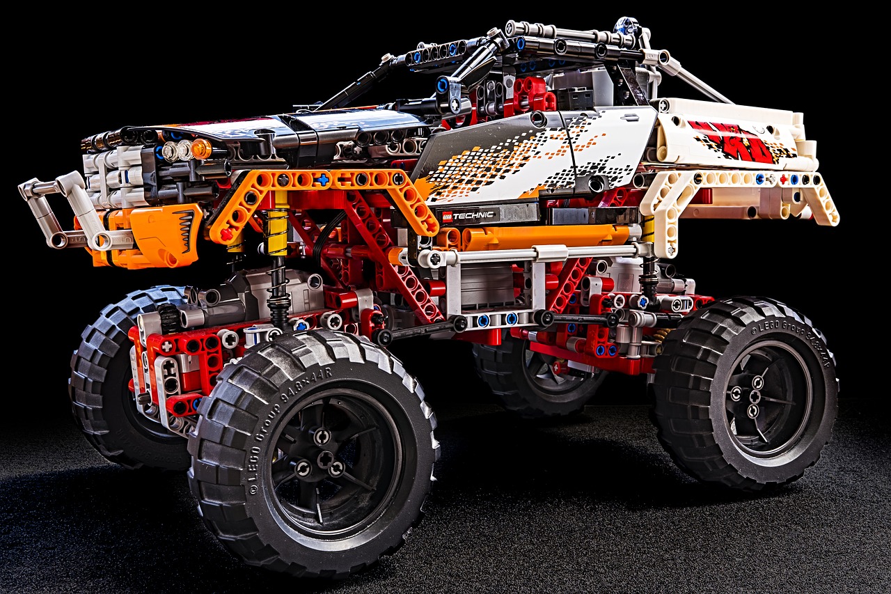 monster truck lego technic technic free photo