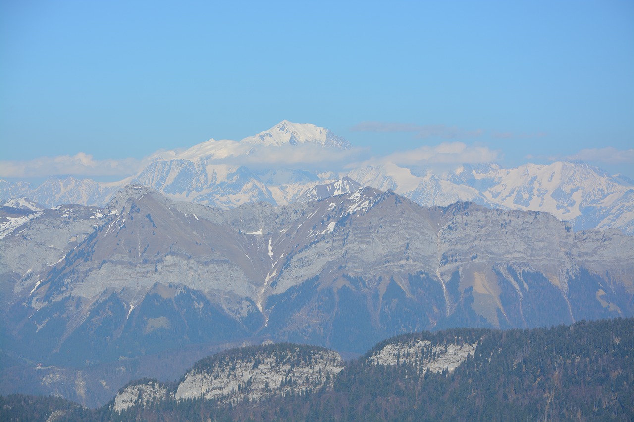 mont blanc 4810 usual massif free photo