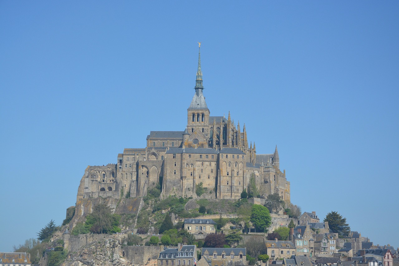 mont saint michel  common la manche normandy  normandy france free photo