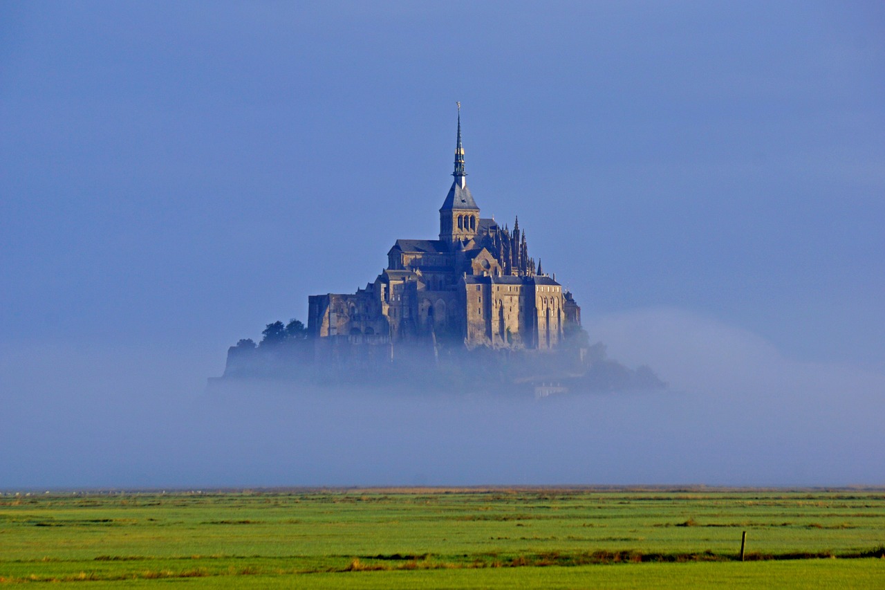 mont-saint-michel  island  rocky free photo