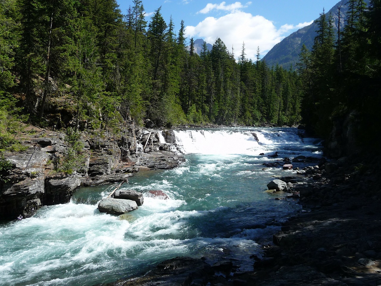 montana glacier national park water free photo