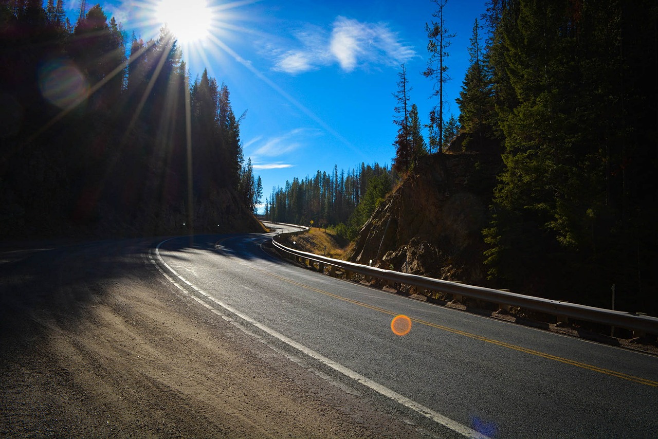 montana road country road free photo