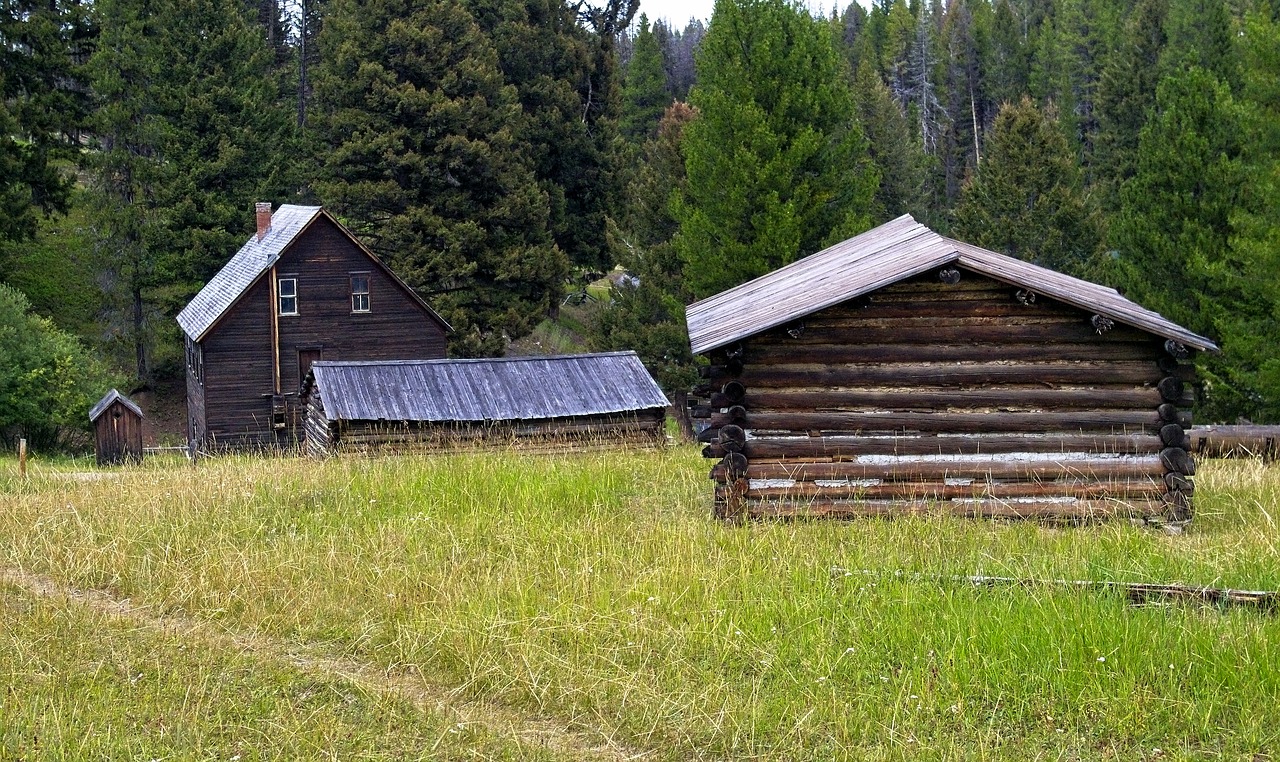 montana's garnet ghost town  abandoned  old free photo