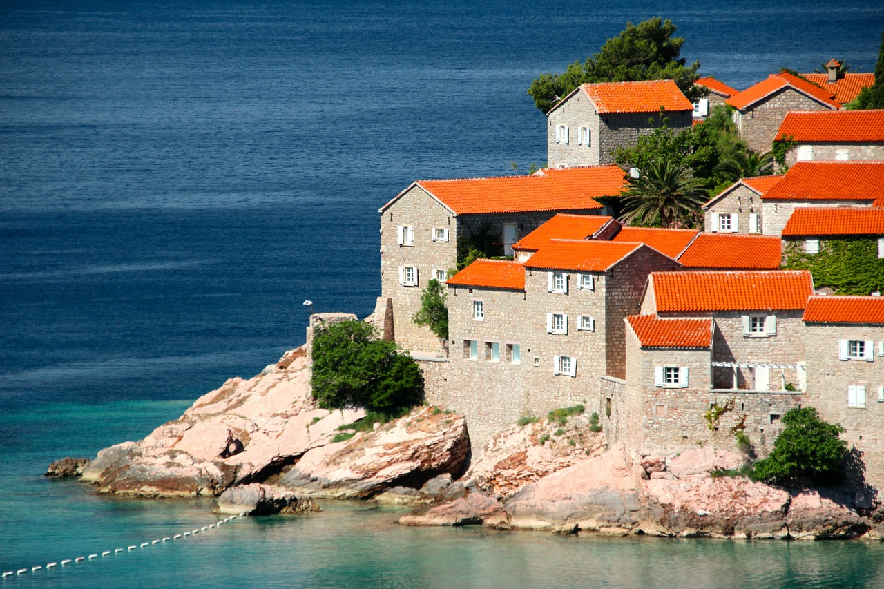 montenegro island mediterranean free photo