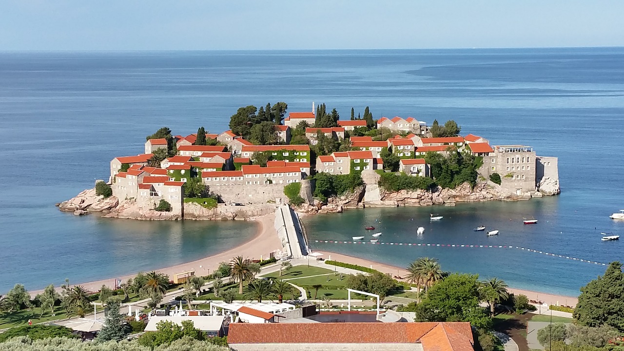 montenegro  sveti stefan  island free photo