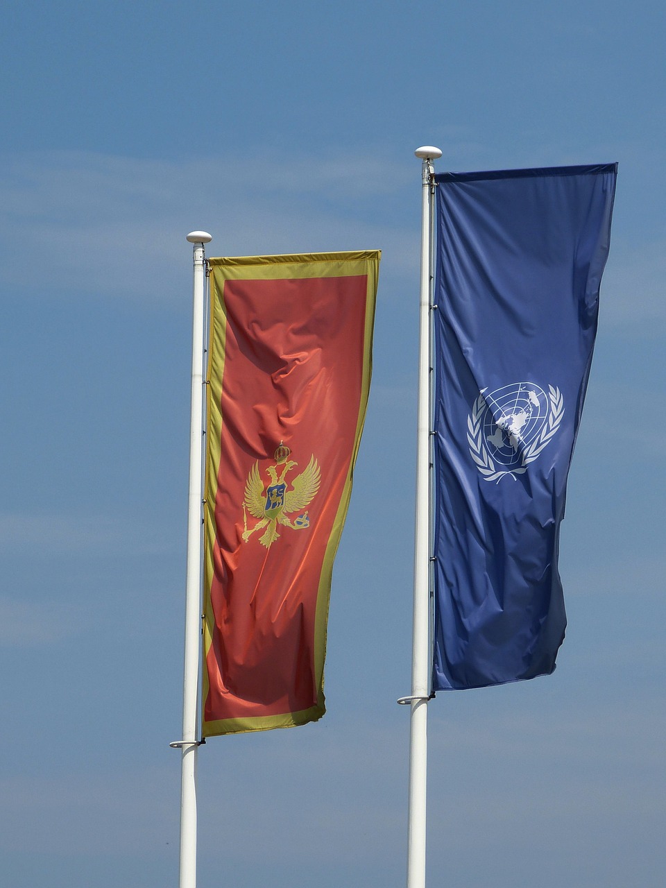 montenegro balkan flag free photo