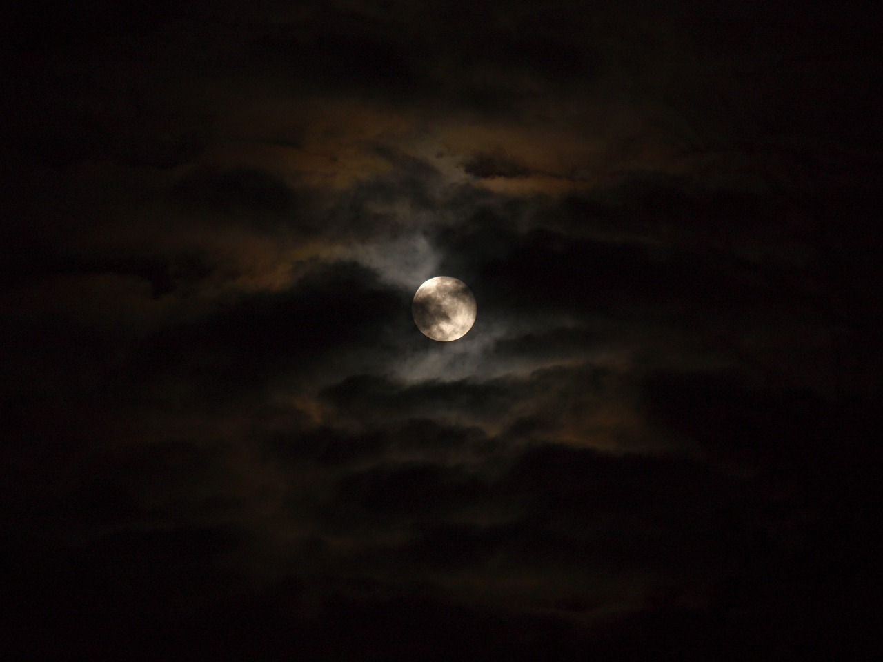 month night night sky free photo