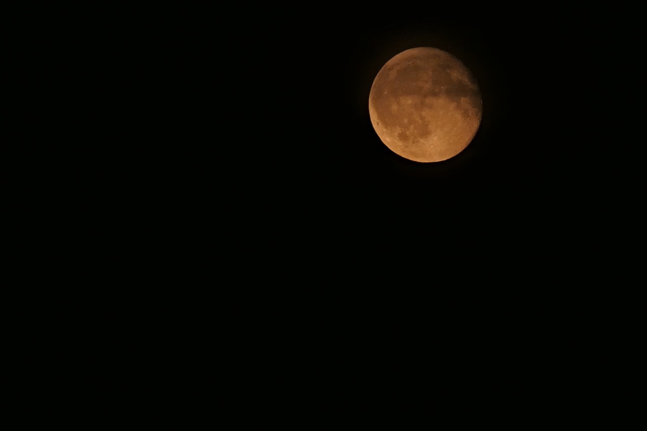month  full moon  night free photo