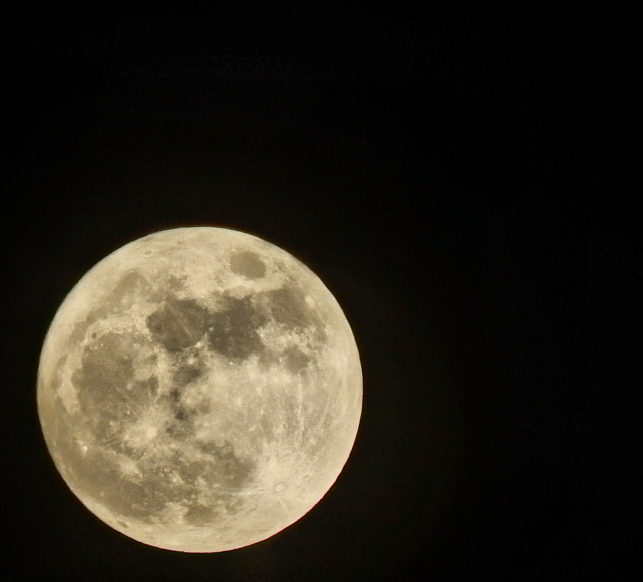 month full moon night free photo