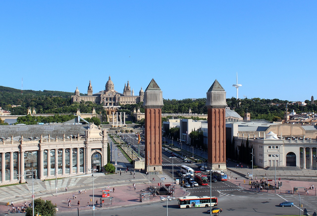 montjuïc national museum of art of catalonia barcelona free photo