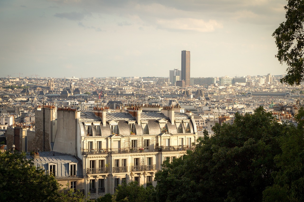 montparnasse tower paris free photo