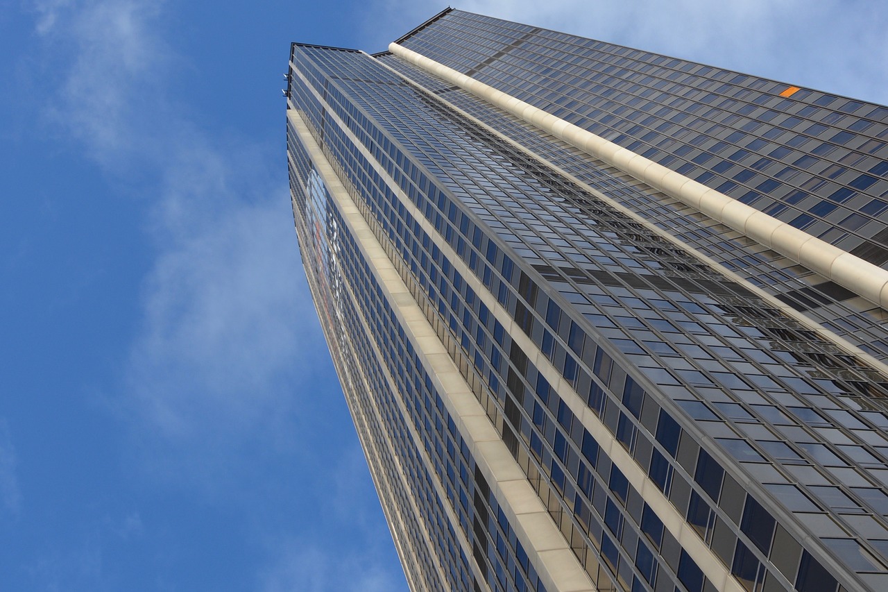 montparnasse tower glass tower giant tower free photo