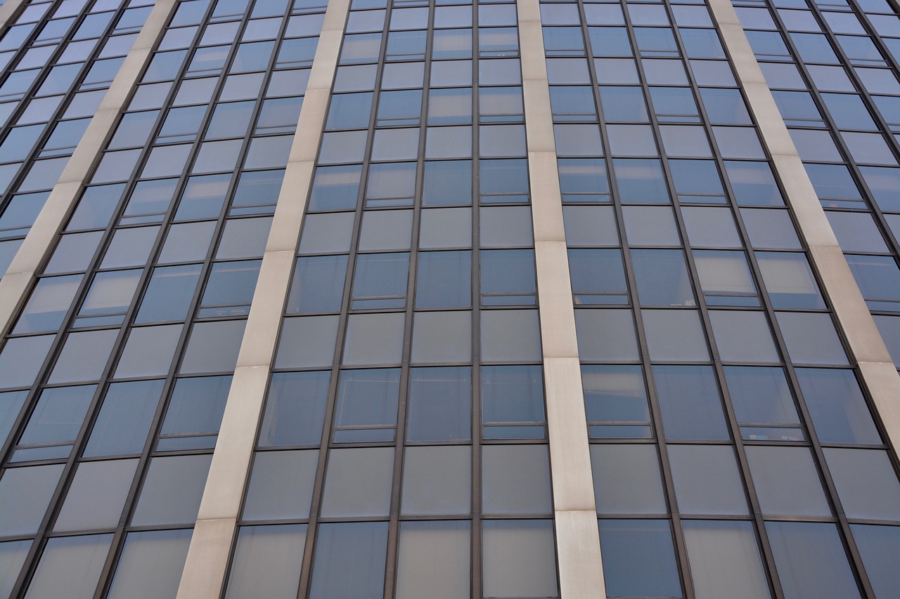 montparnasse tower  walls of glass  round glass free photo