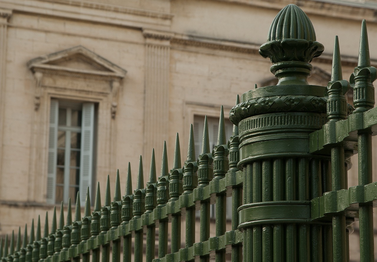 montpellier grid ironwork free photo