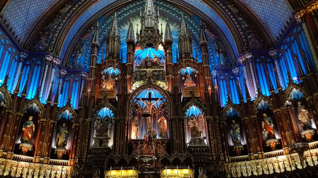 montréal basilica our lady of montreal free photo