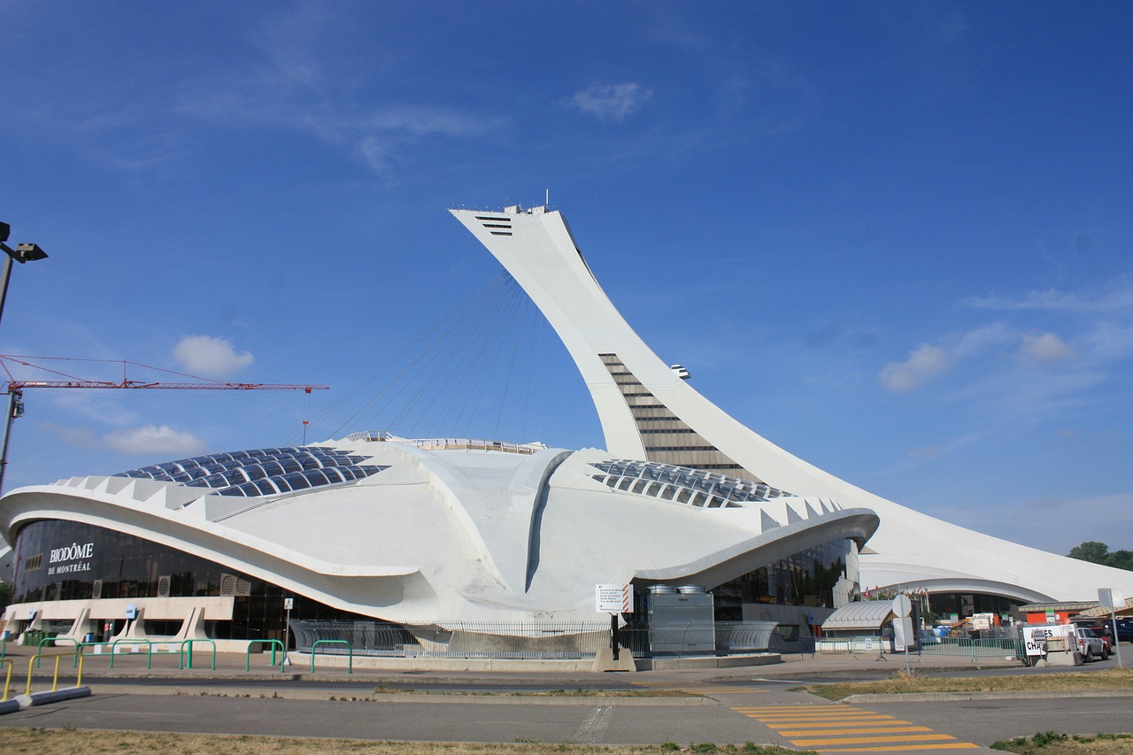montreal olympic stadium stadium free photo
