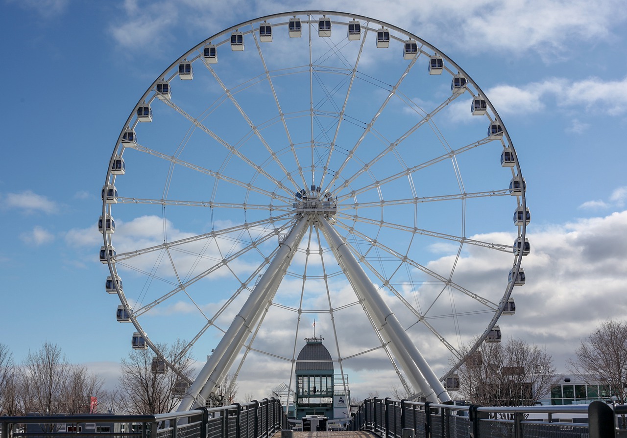 montreal  ferris wheel  landmark free photo