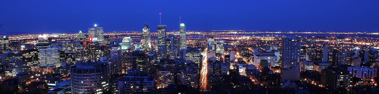 montreal skyline city free photo