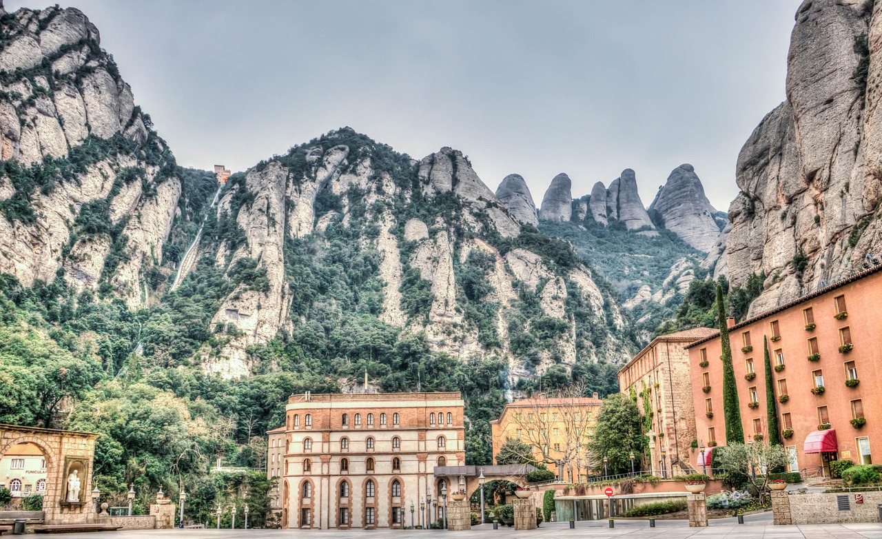 montserrat mountains spain free photo