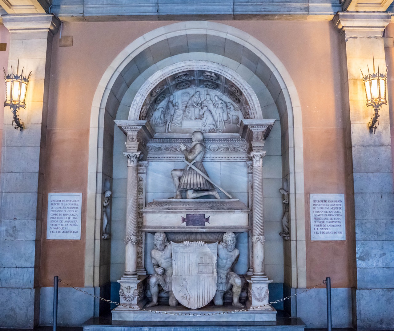 montserrat monastery statue free photo