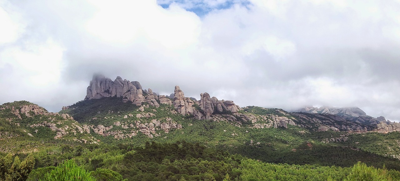 montserrat mountain virgin mary free photo