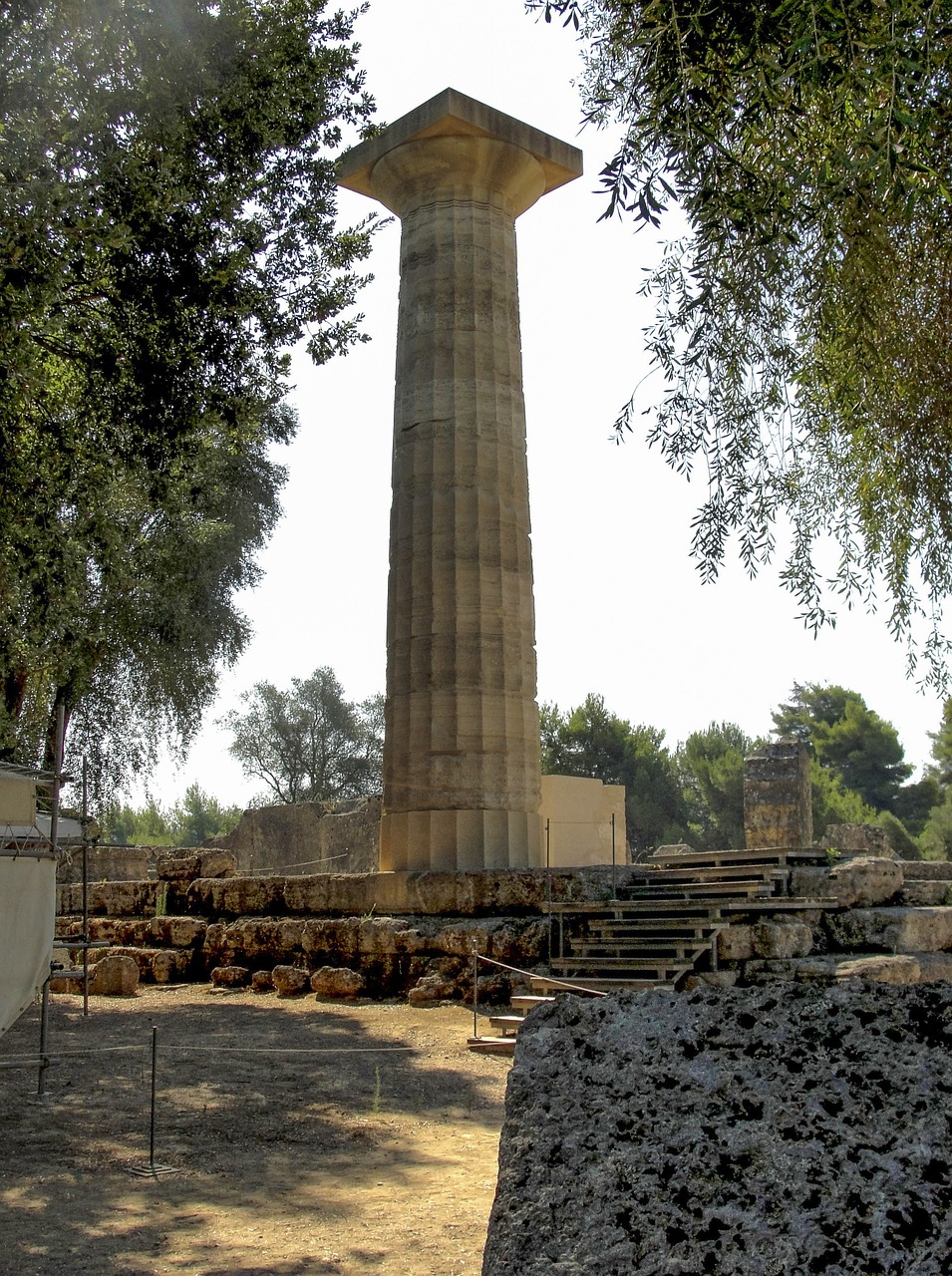 monument column greek free photo