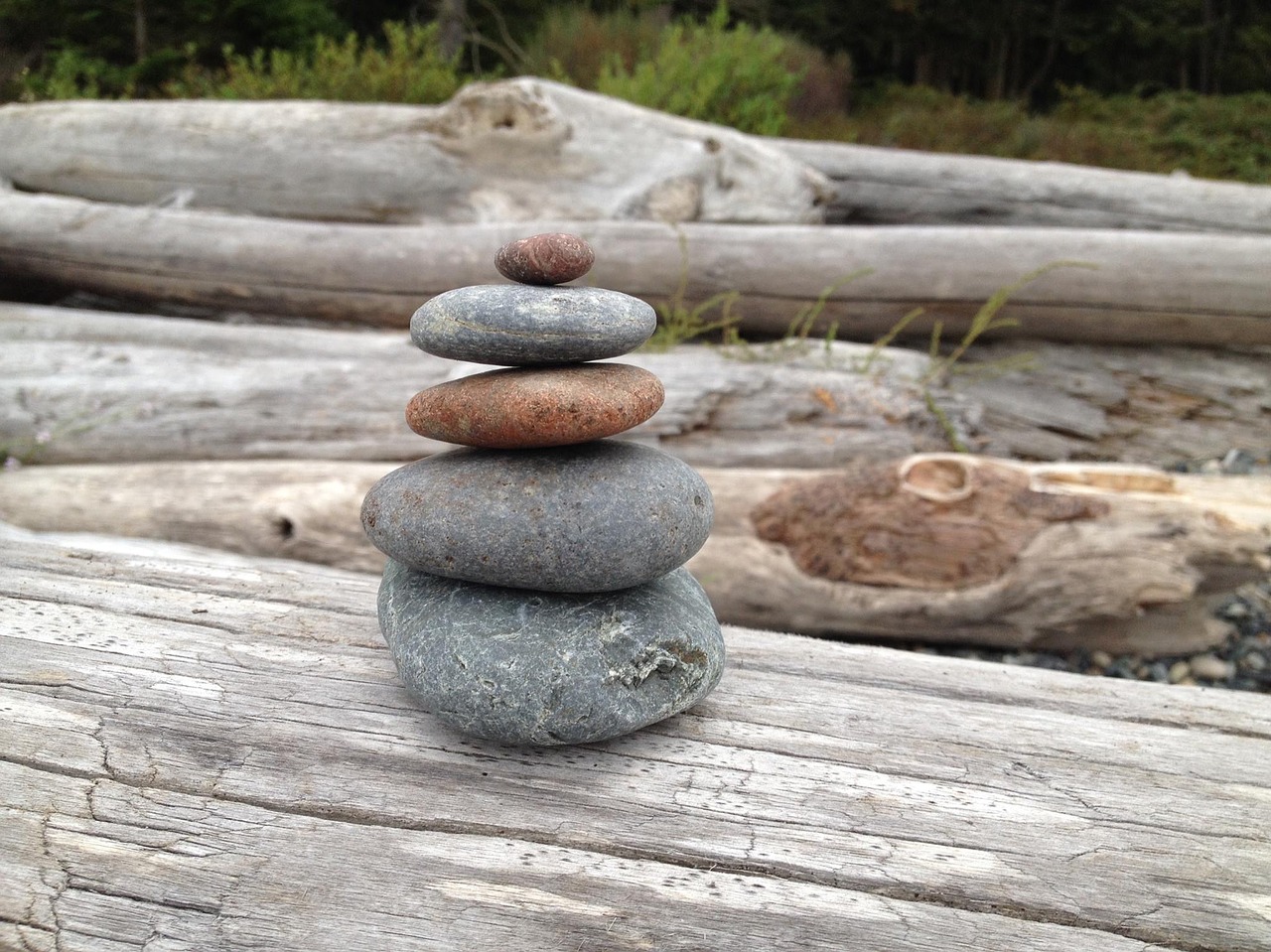 balance zen rocks free photo