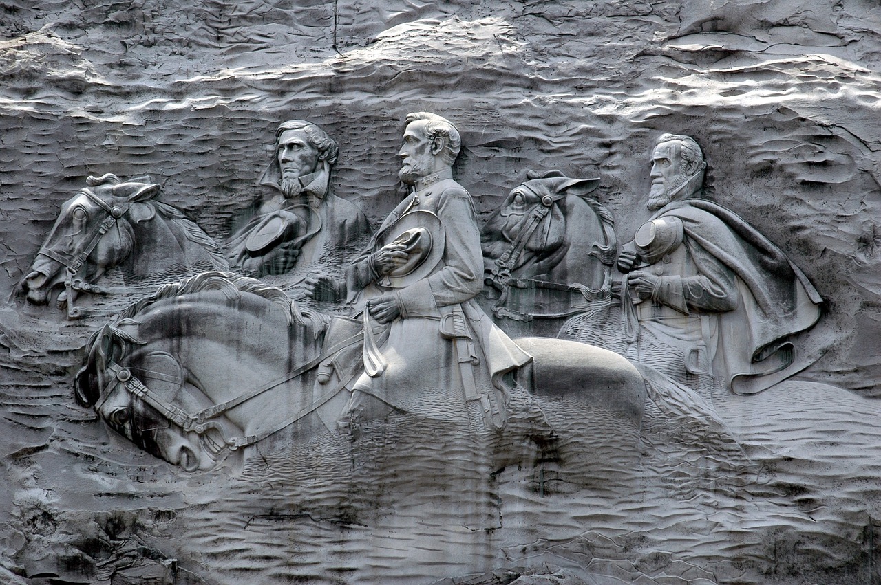 monument stone mountain georgia free photo