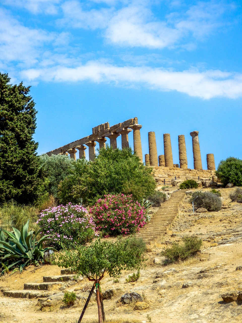 monument greek temple agrigento free photo