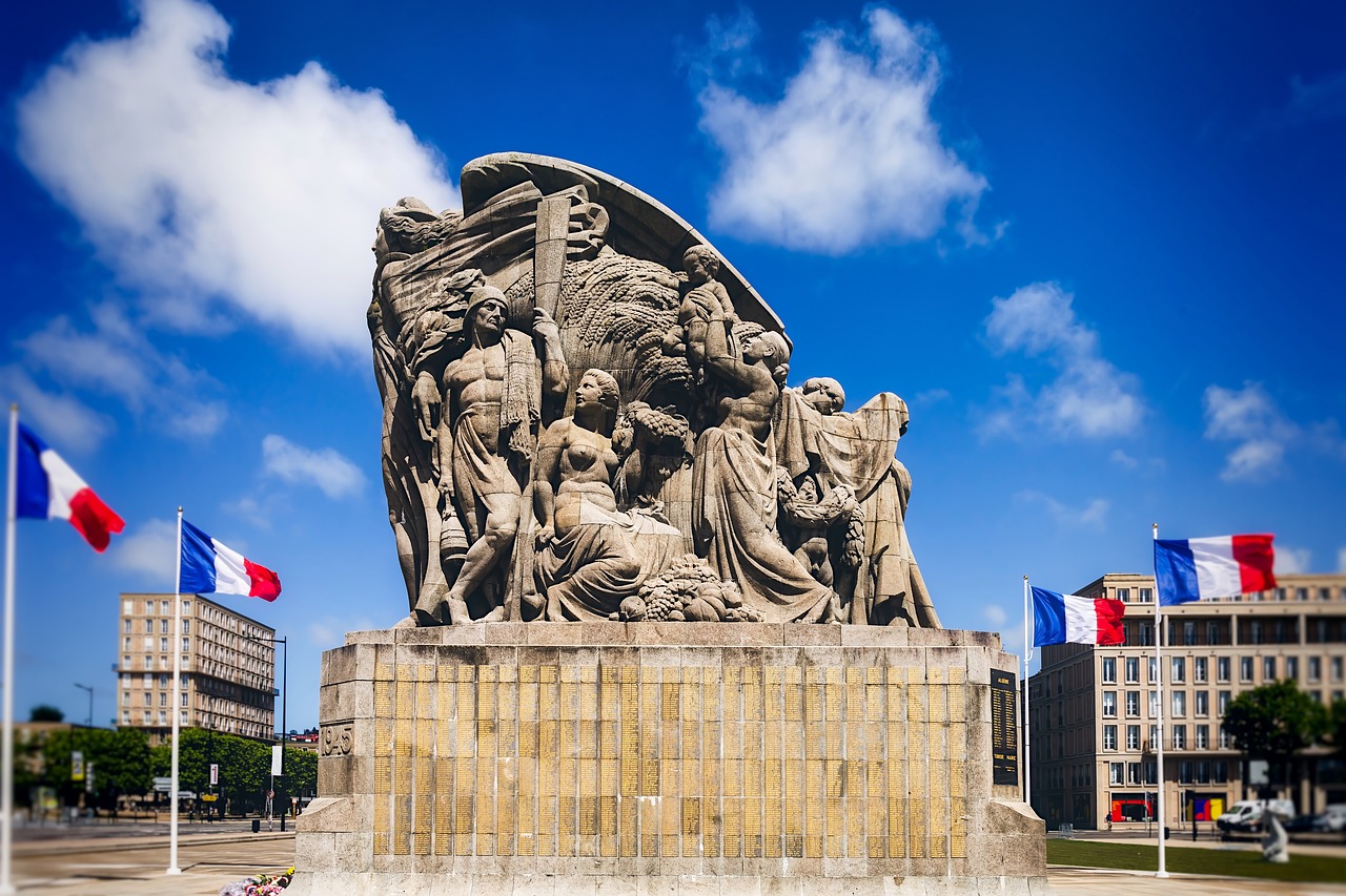 monument  le havre  liberation free photo