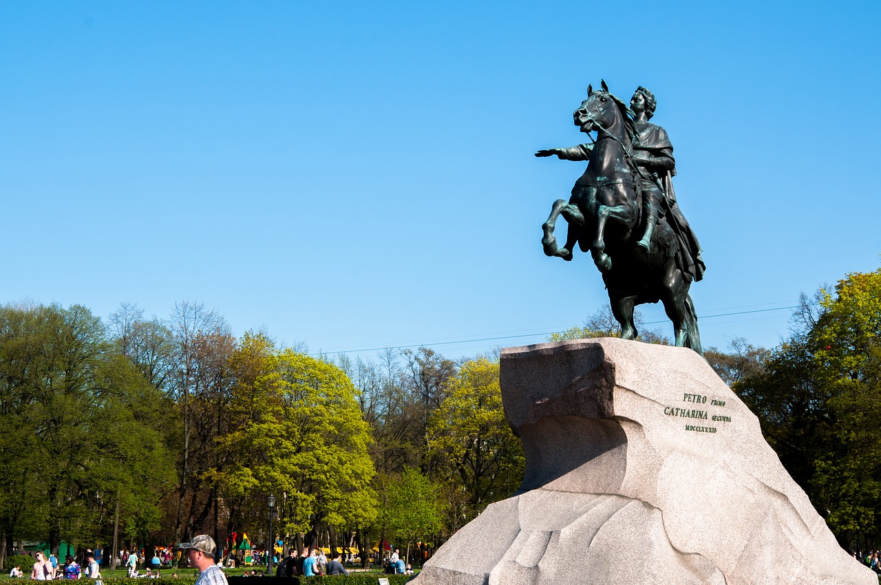 monument  bronze horseman  history free photo