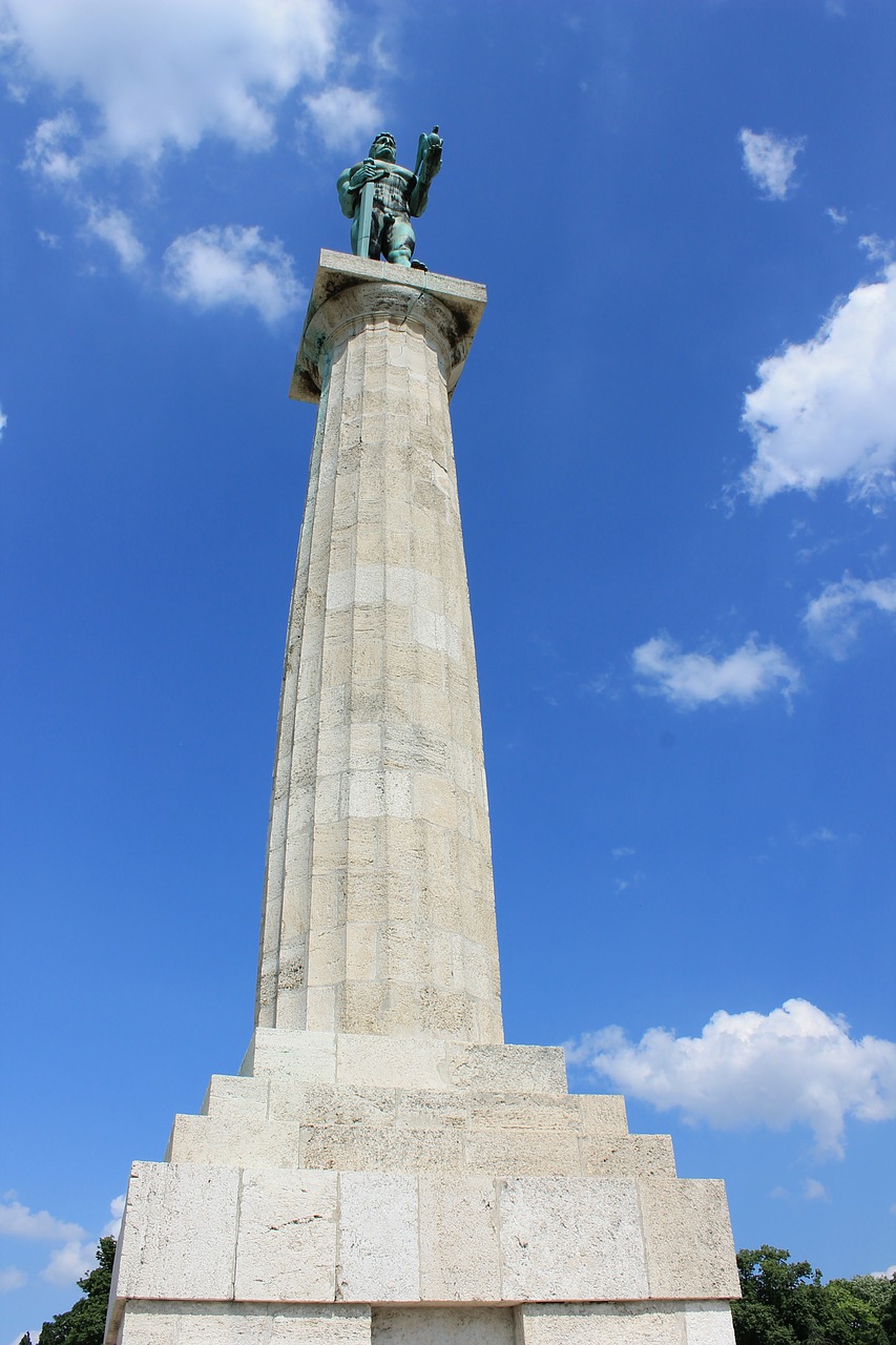 monument belgrade serbia free photo