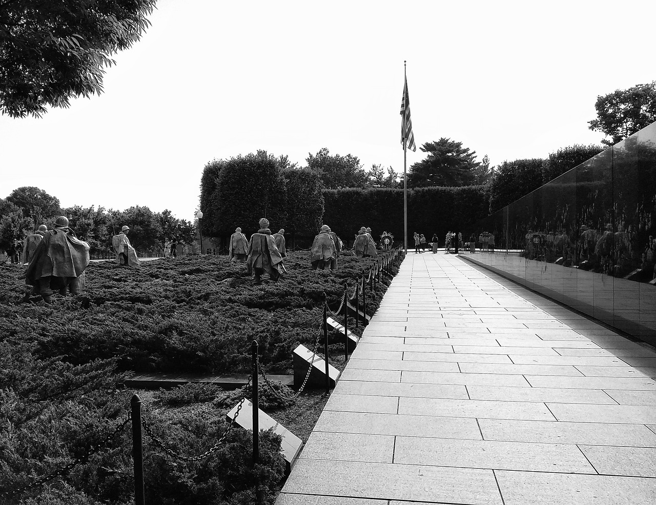 monument korean war memorial free photo