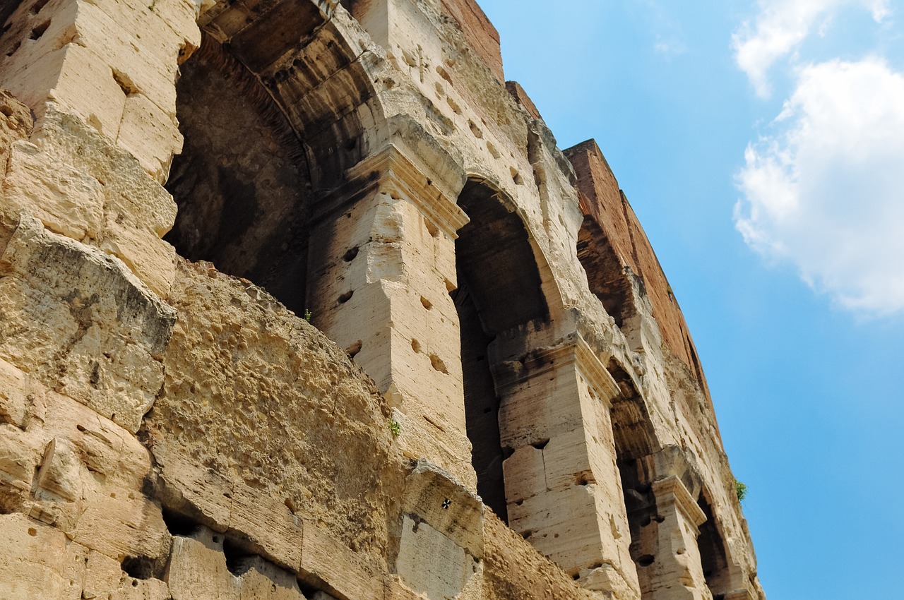 monument colosseum rome free photo