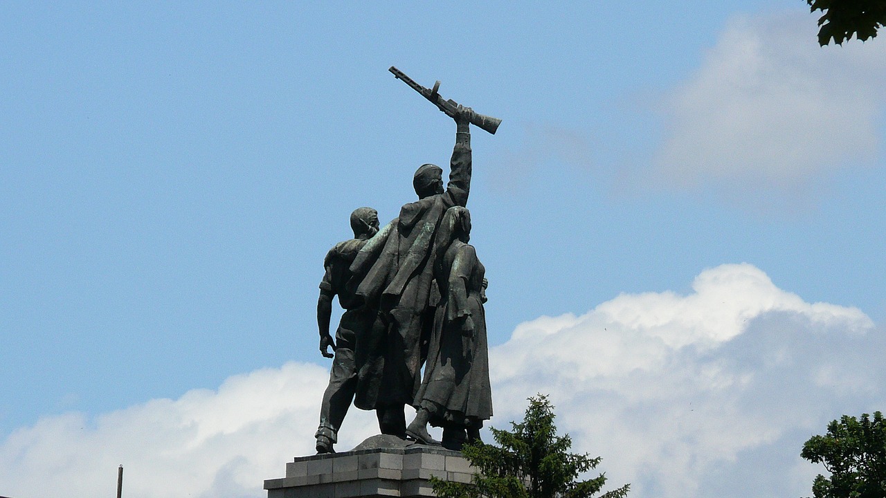 monument of the soviet army sofia bulgaria free photo