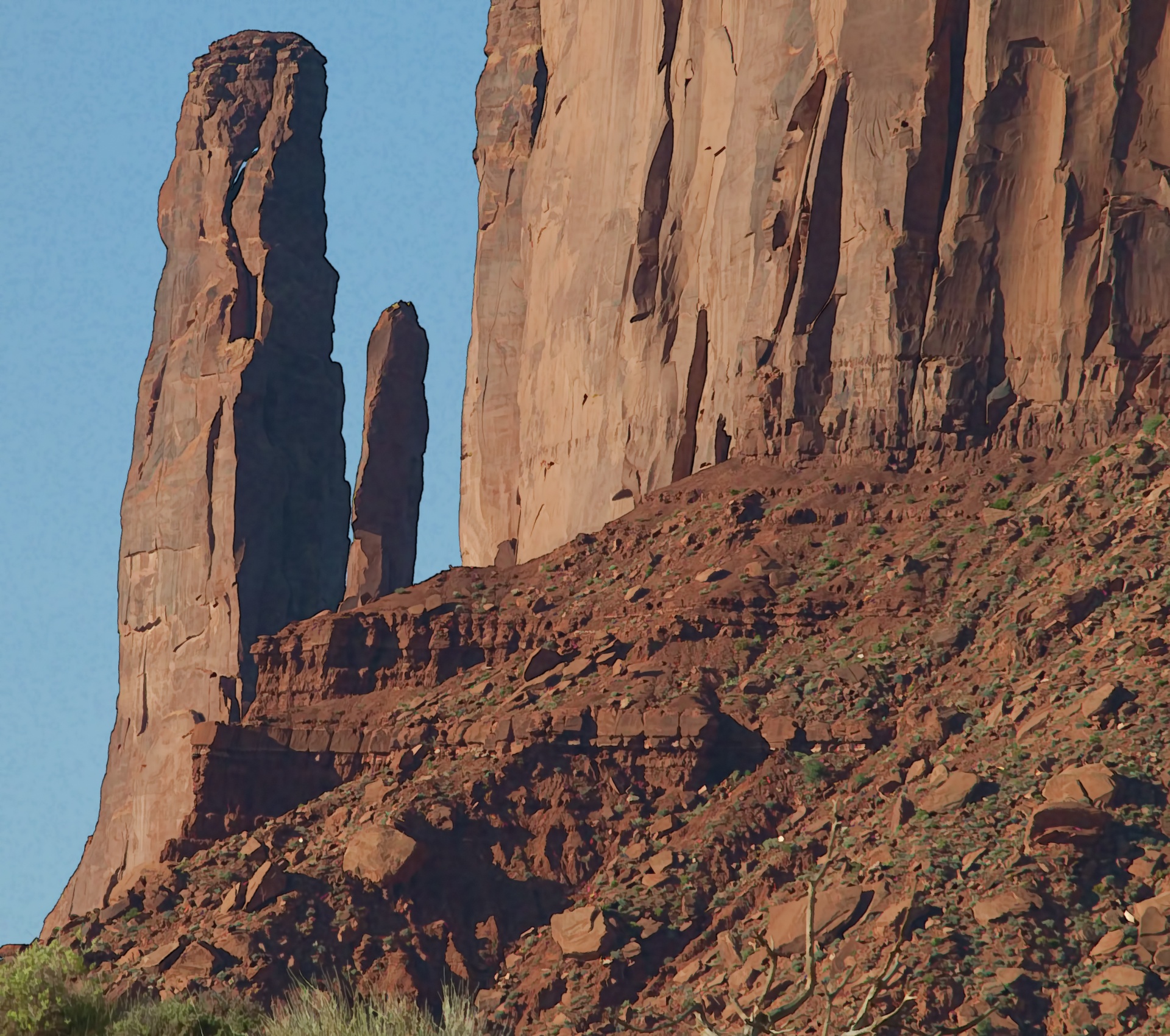 arizona monument valley desert free photo