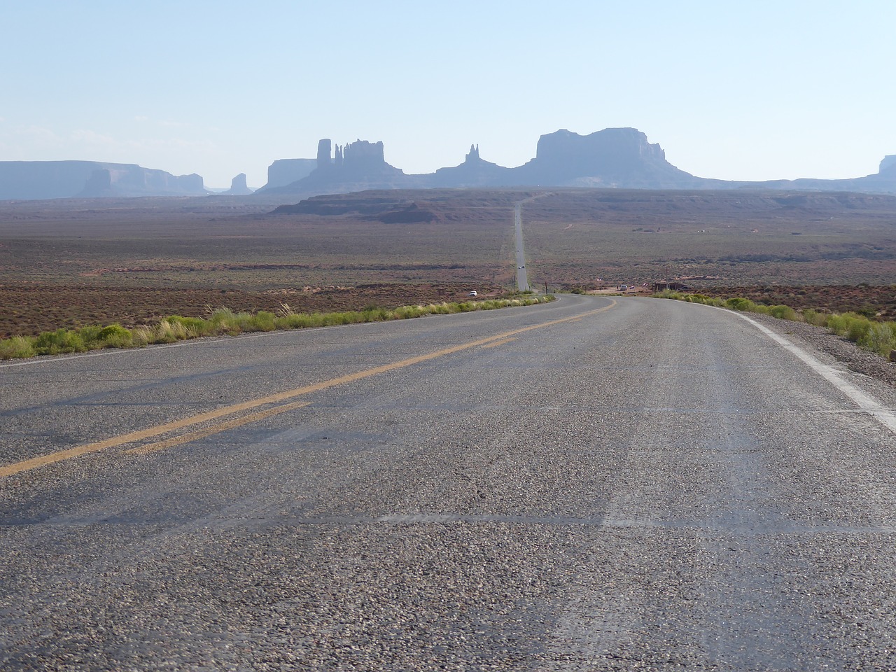 monument valley road travel free photo