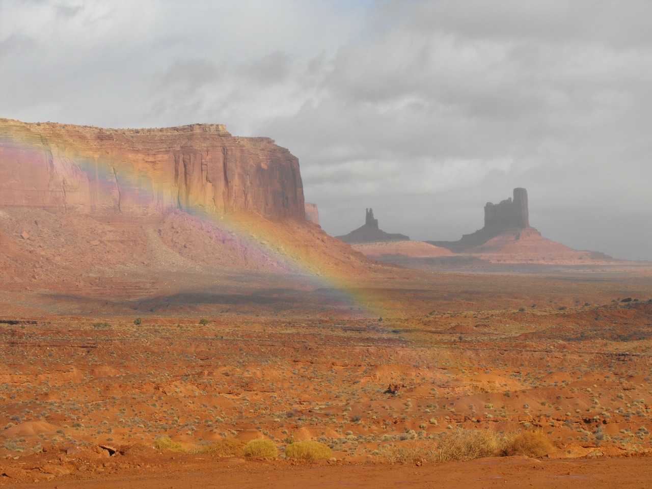 monument valley rainbow plateau free photo