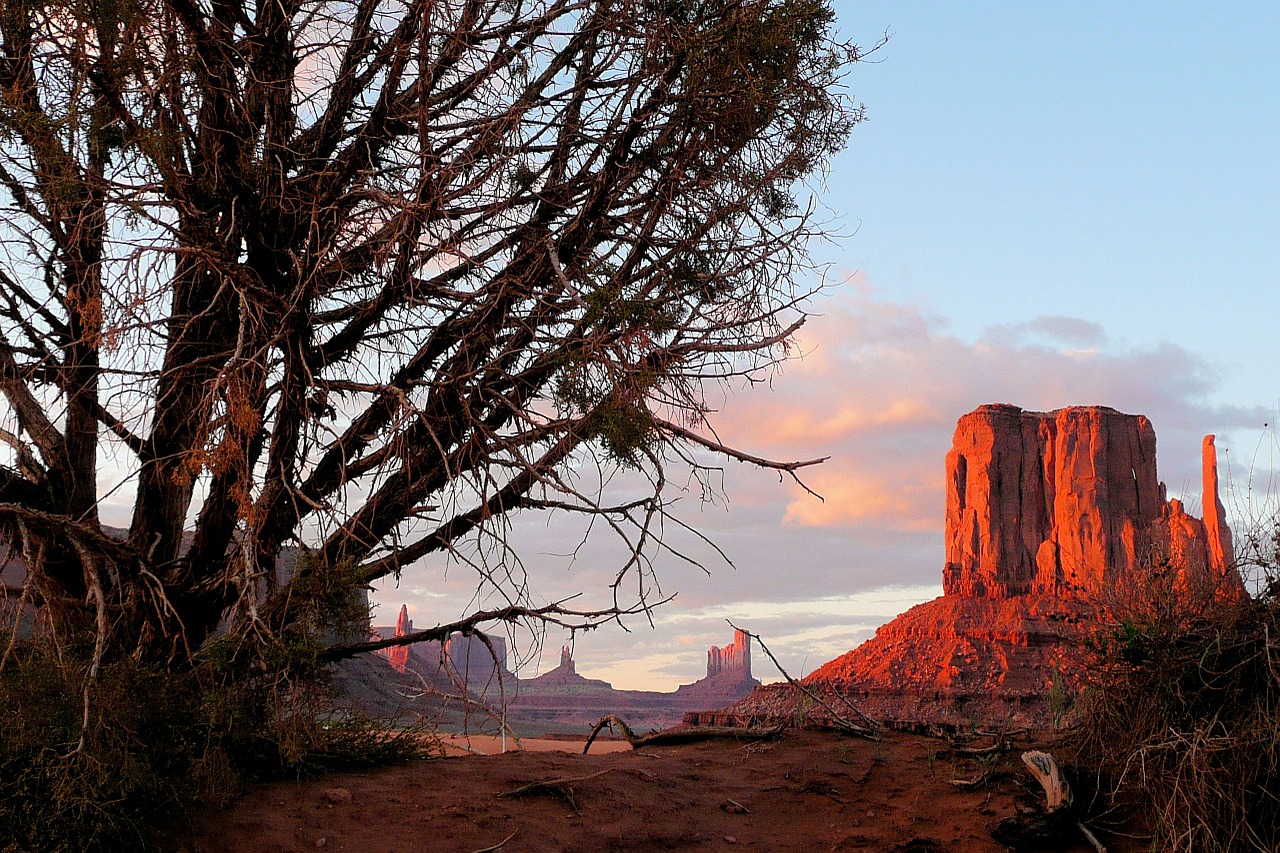 monument valley evening sunset free photo