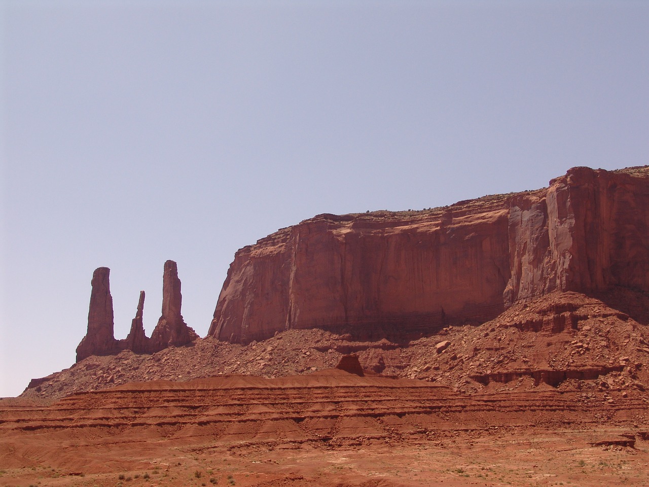 monument valley rock mountain free photo