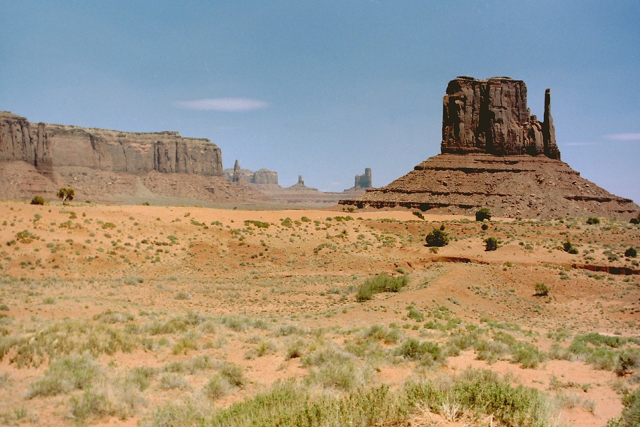 monument valley sandstone buttes free photo